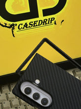 Luxo Full Black Carbon Pattern Case Fold 7 With MagSafe